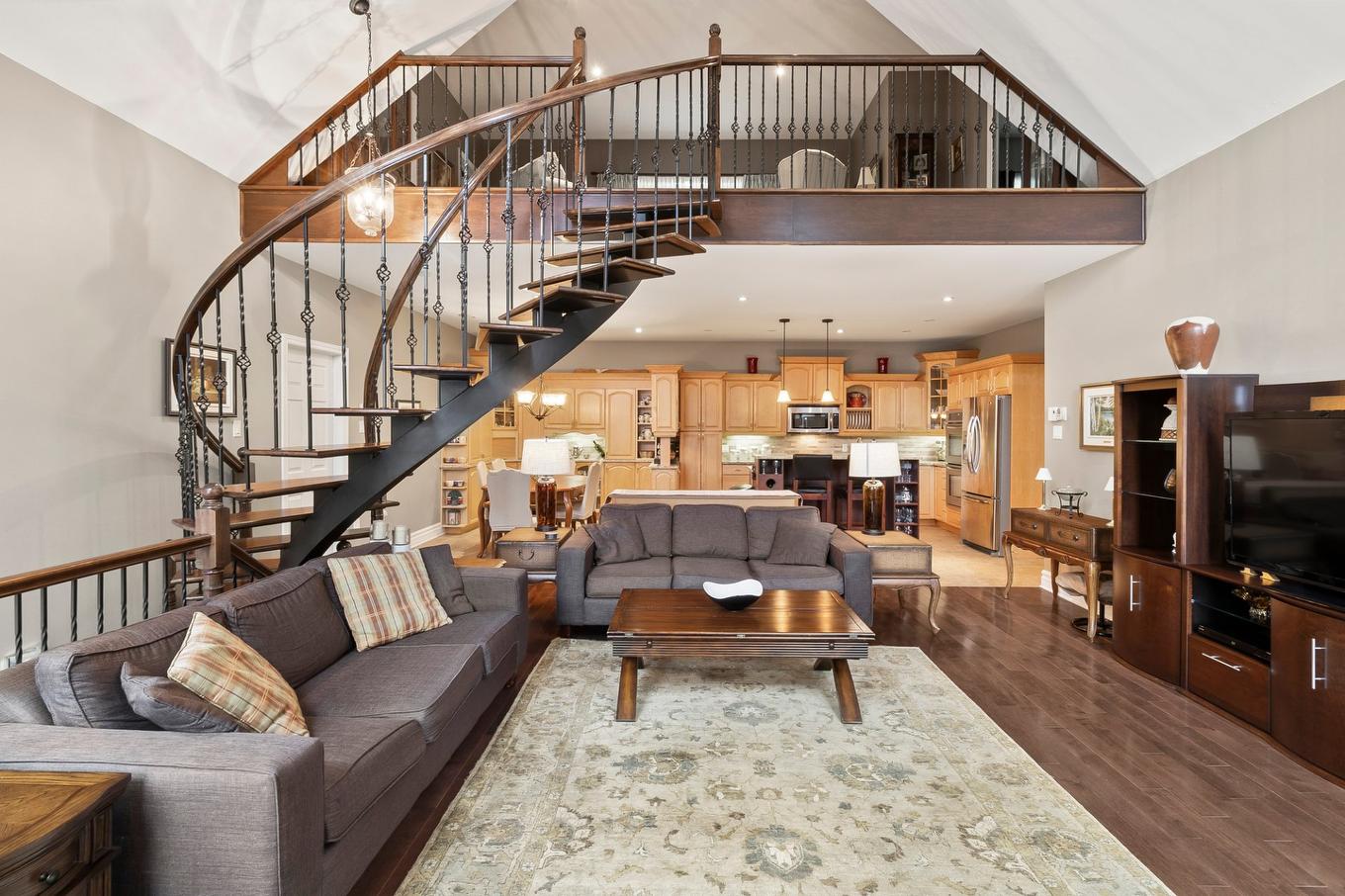 Mezzanine - 4 Ch. Du Colibri, Val-Des-Lacs, QC - Indoor Photo Showing Living Room
