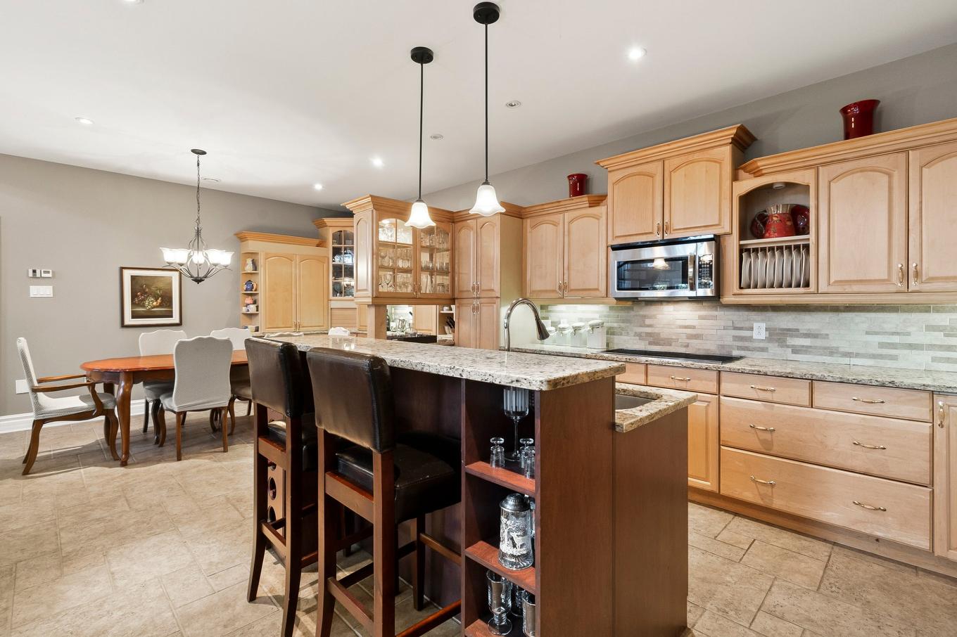 Kitchen - 4 Ch. Du Colibri, Val-Des-Lacs, QC - Indoor Photo Showing Kitchen With Upgraded Kitchen