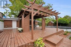 Gas BBQ hook up on deck -