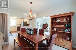 Open concept dining room & kitchen -