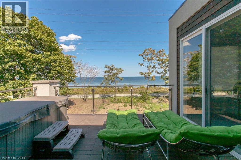 975 Beach Boulevard, Hamilton, ON - Outdoor With Body Of Water With Deck Patio Veranda