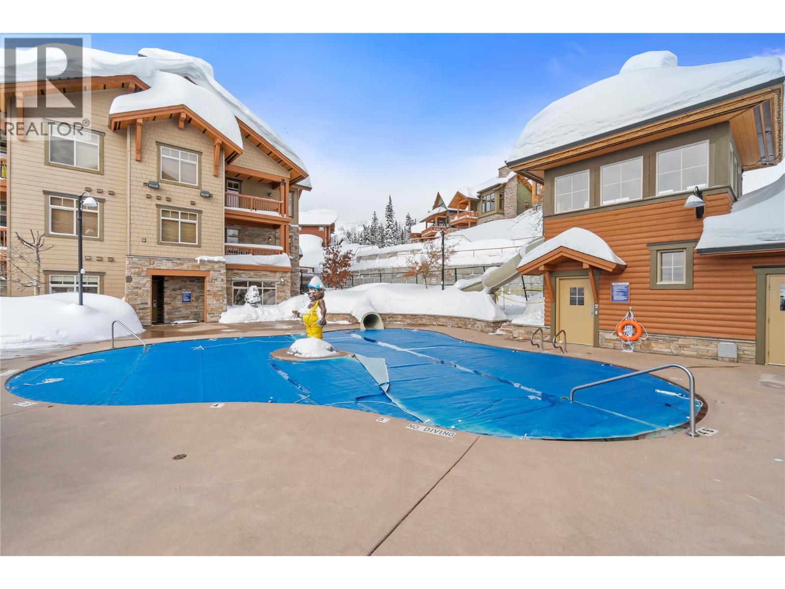 255 Feathertop Way Unit# 202, Big White, BC - Outdoor With In Ground Pool