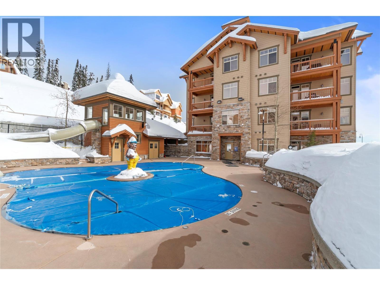255 Feathertop Way Unit# 202, Big White, BC - Outdoor With In Ground Pool