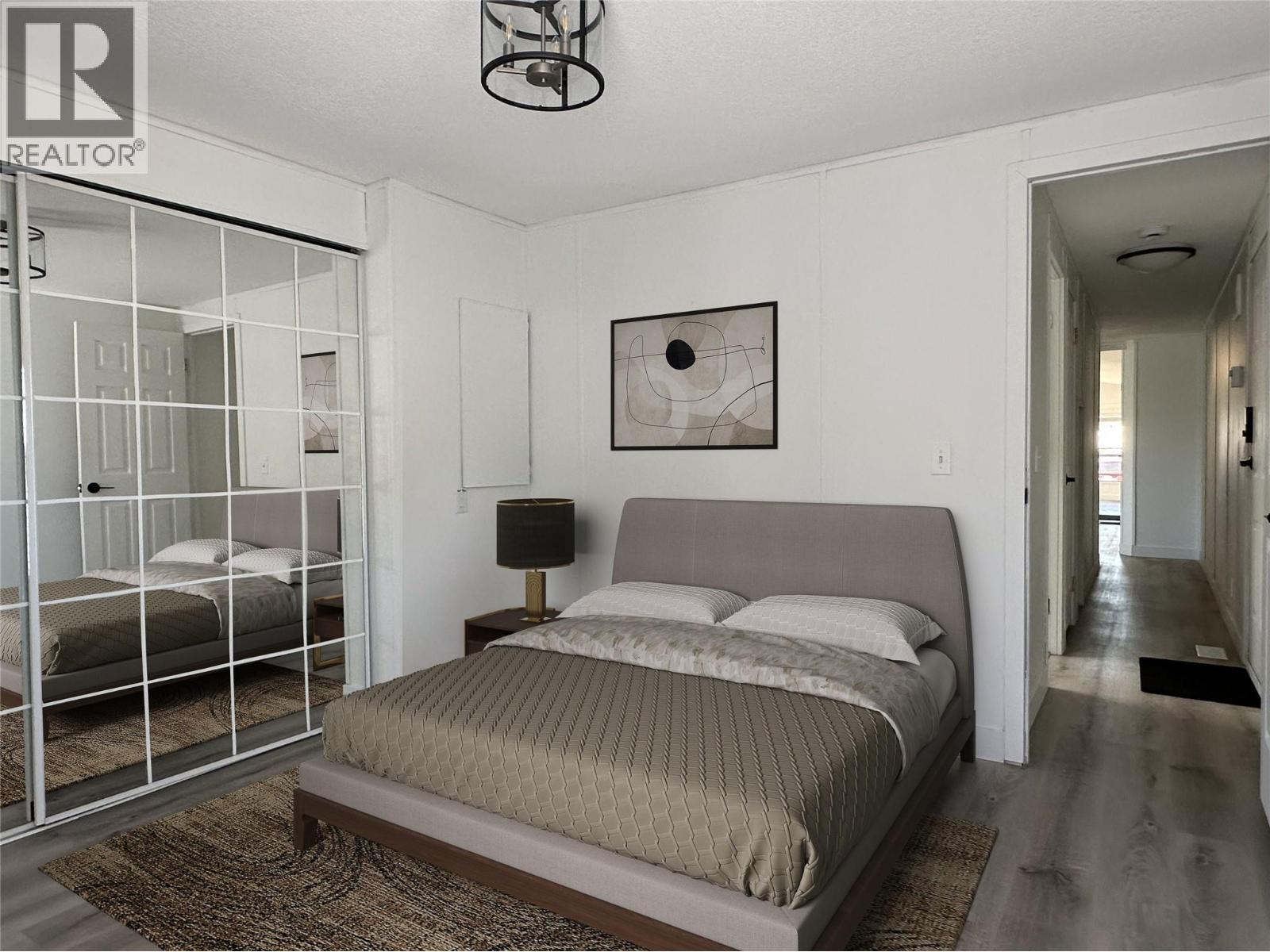 Bedroom 1 - Virtually Staged Image - 12560 Westside Road Unit# 27, Vernon, BC