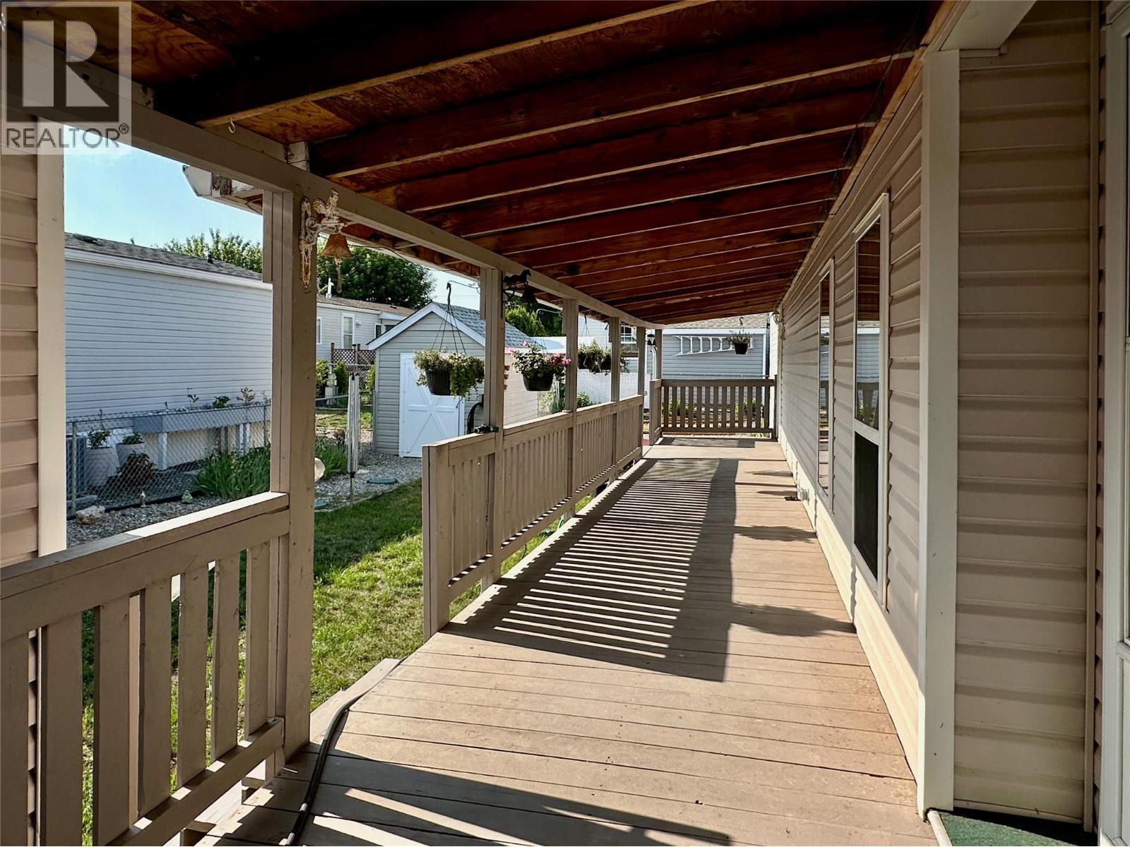 Covered Patio - 12560 Westside Road Unit# 27, Vernon, BC