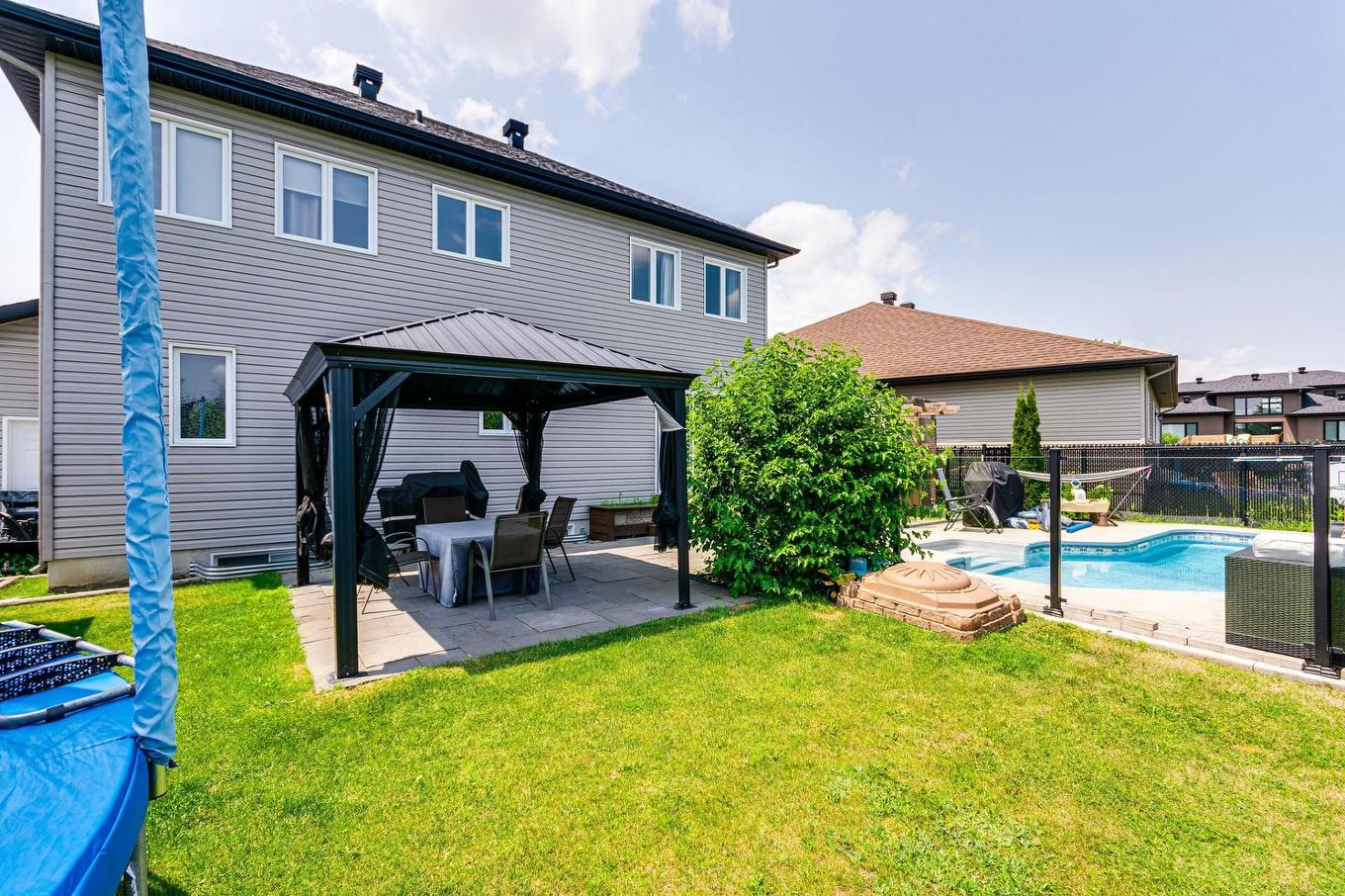 Cour - 118 Rue De La Tortue, Gatineau (Aylmer), QC - Outdoor With In Ground Pool With Exterior