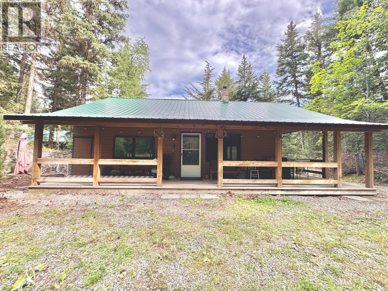 Welcome to your perfect, rustic retreats in the woods - 6453 Pinaus Lake Road Lot# 6297, Falkland, BC - Outdoor With Deck Patio Veranda