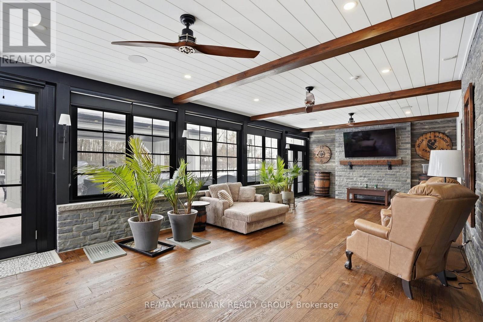 55 De La Seignerie Estates E, Champlain, ON - Indoor With Fireplace