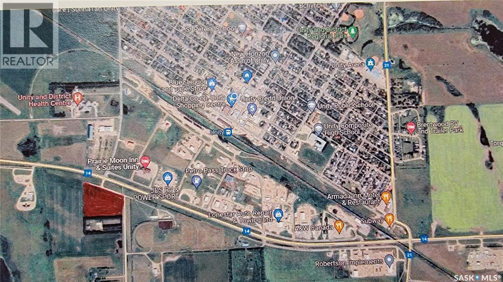 Hwy 14 & West Entrance Road, Unity, SK