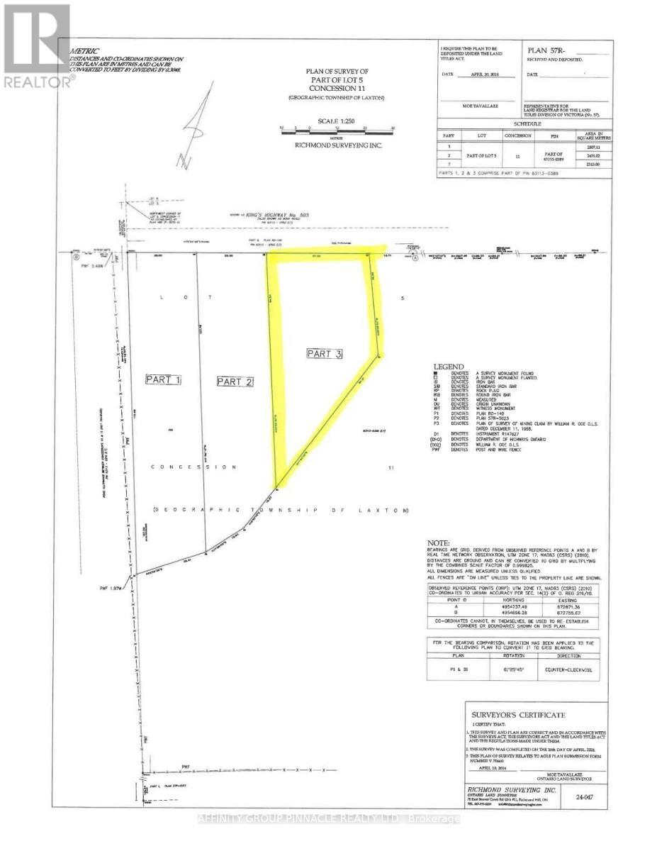 Lot Location - Part 3 - 0 Monck Road, Kawartha Lakes (Laxton/Digby/Longford), ON