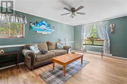 Lower level in-law suite living room -