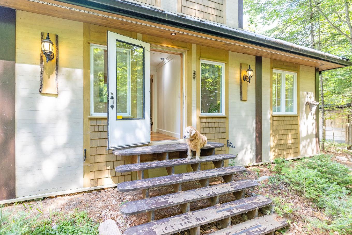 Aerial photo - 175 Rue Du Moulin, Mont-Blanc, QC - Outdoor With Deck Patio Veranda