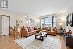 Virtually staged living rm -