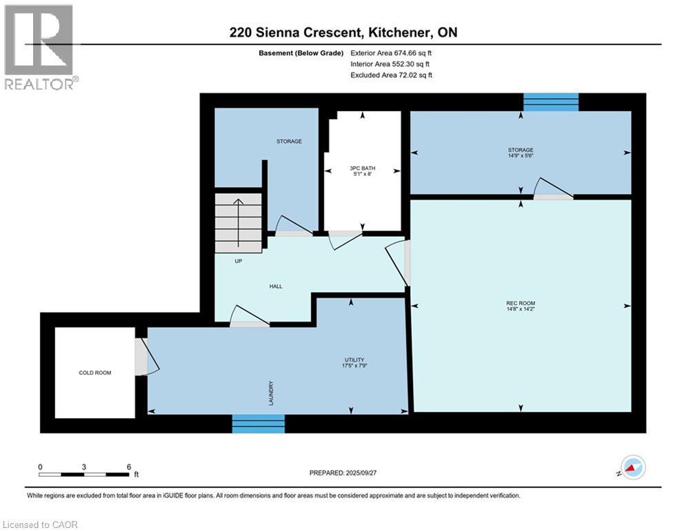 View of home floor plan - 220 Sienna Crescent, Kitchener, ON - Other