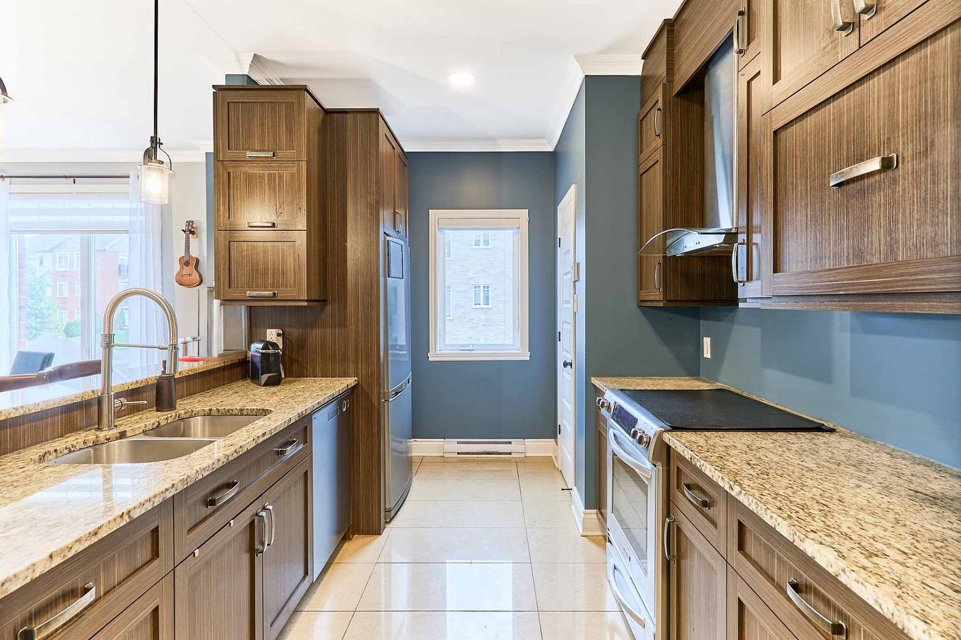 Kitchen - 201-617 Boul. De La Salette, Saint-Jérôme, QC - Indoor Photo Showing Kitchen With Double Sink