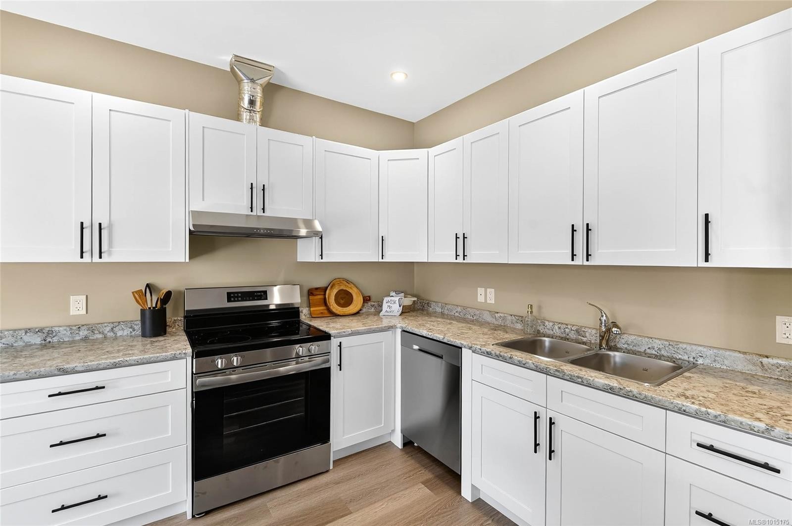 101-5535 Woodland Cres East, Port Alberni, BC - Indoor Photo Showing Kitchen With Double Sink