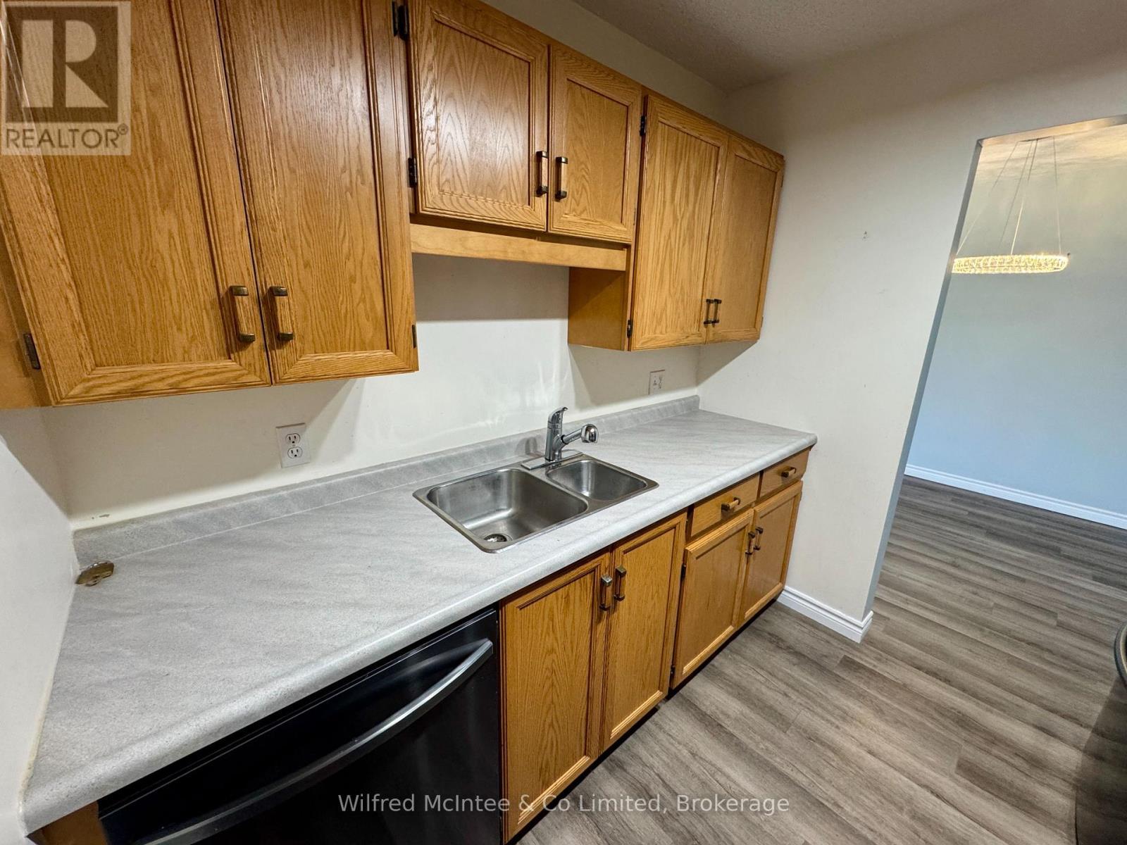 305 - 225 Hinks Street, Brockton, ON - Indoor Photo Showing Kitchen With Double Sink