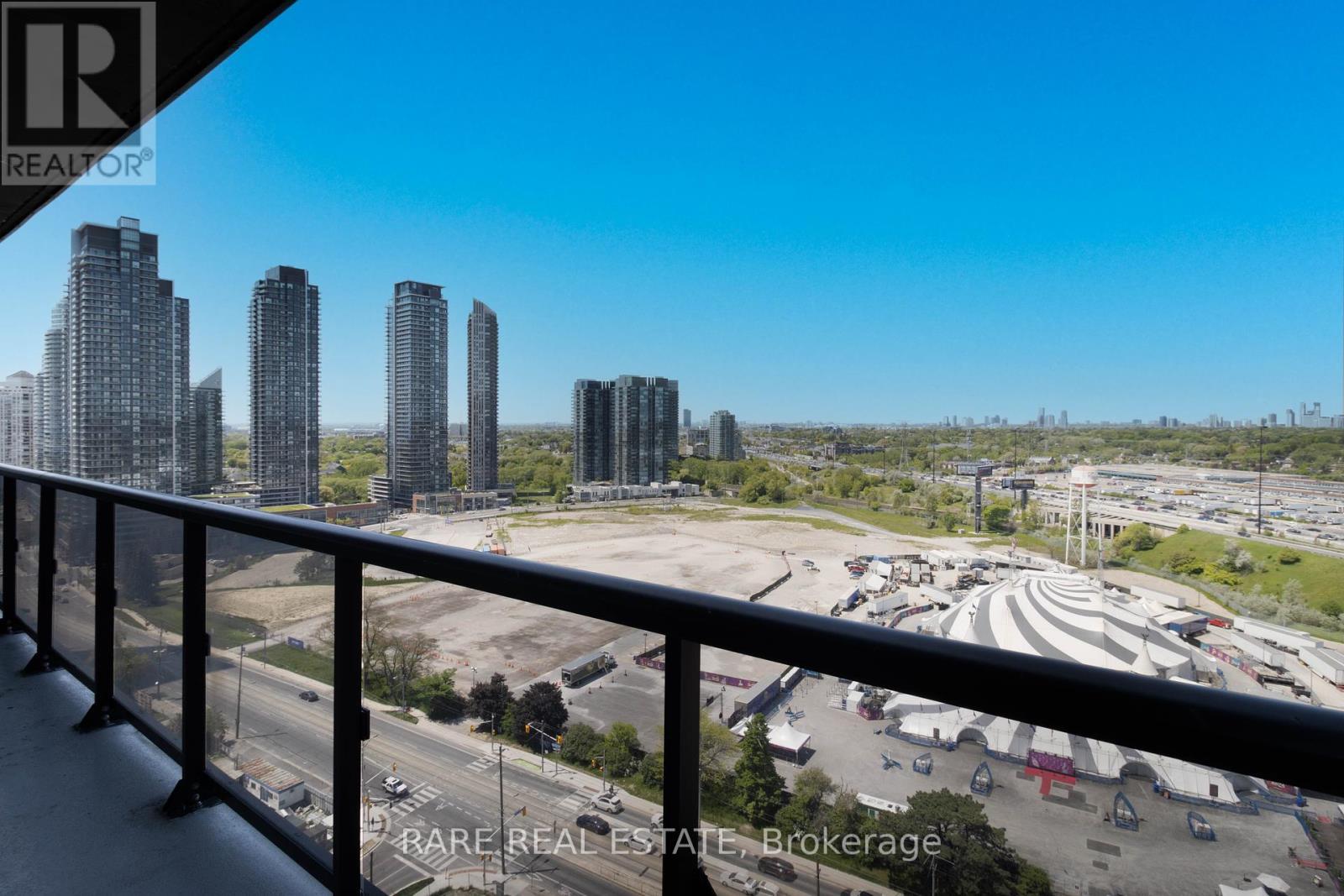 1908 - 56 Annie Craig Drive, Toronto, ON - Outdoor With Balcony With View