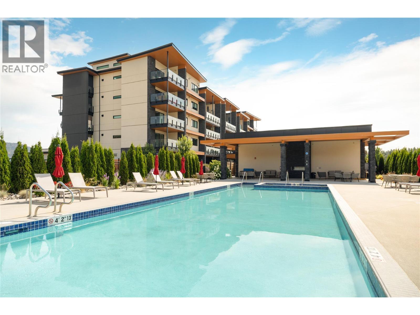 3000 Ariva Drive Unit# 3501, Kelowna, BC - Outdoor With In Ground Pool