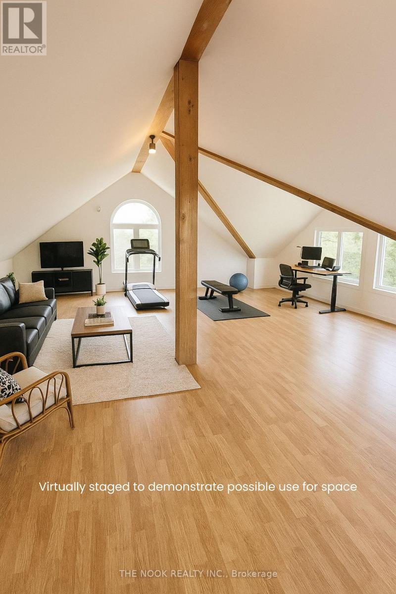 Loft Space Above Garage (virtually staged) - 593 Pigeon Creek Road, Kawartha Lakes (Manvers), ON - Indoor