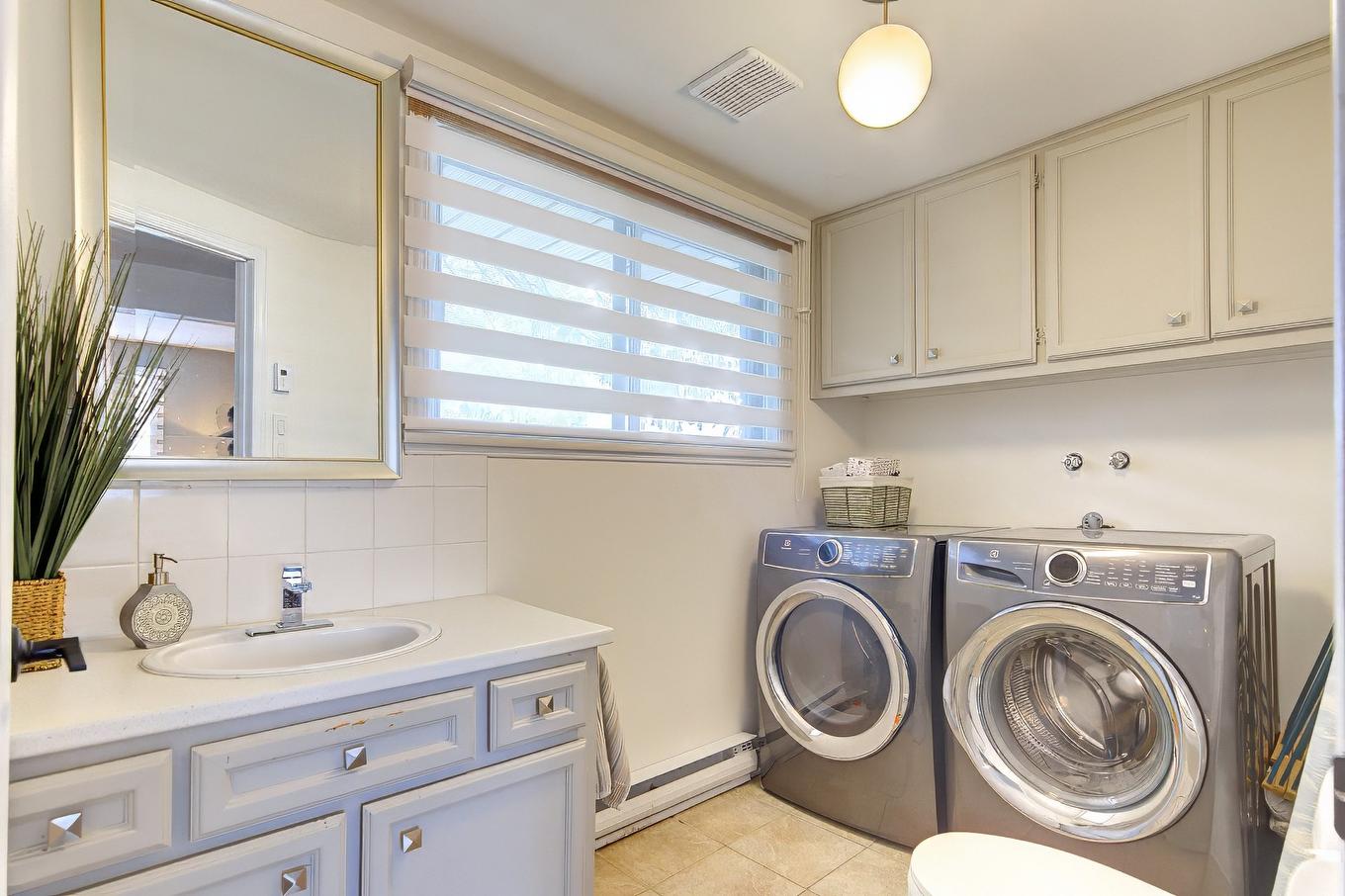 Powder room - 239 Rue Libersan, Sainte-Thérèse, QC - Indoor Photo Showing Laundry Room