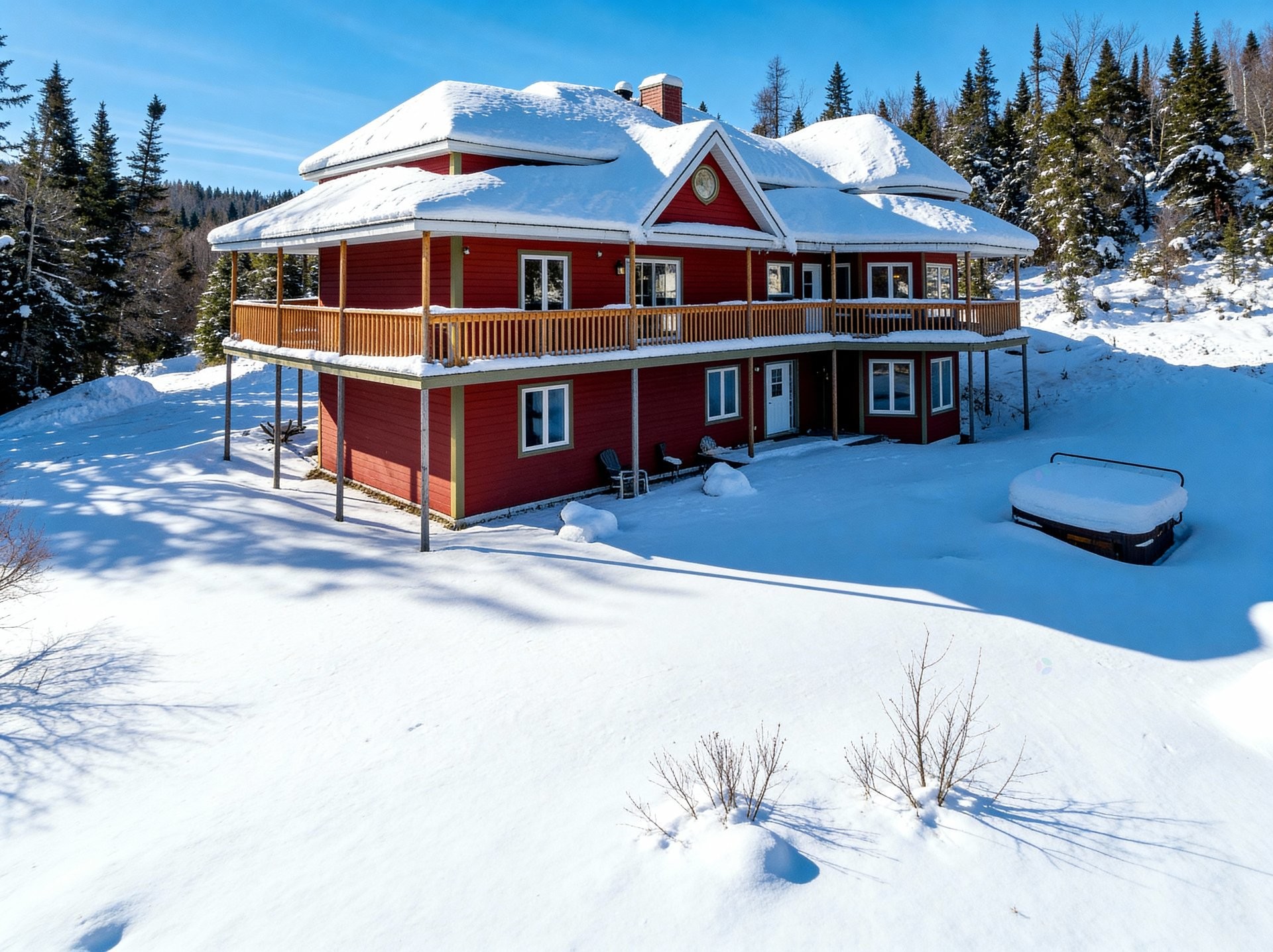 Aerial View - 649 Ch. Du Lac-Quenouille, Lac-Supérieur, QC - Outdoor
