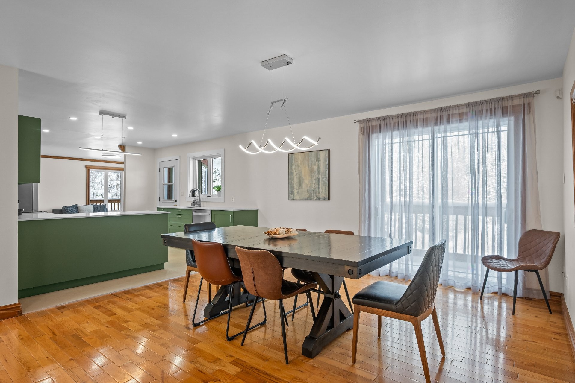 Dining Room - 649 Ch. Du Lac-Quenouille, Lac-Supérieur, QC - Indoor Photo Showing Dining Room