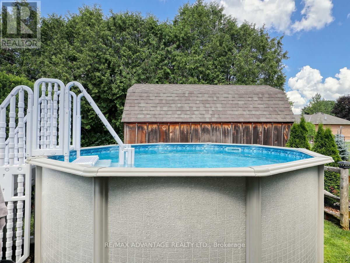 8 East Williams Street, North Middlesex (Nairn), ON - Outdoor With Above Ground Pool