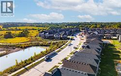 Aerial view of residential area -