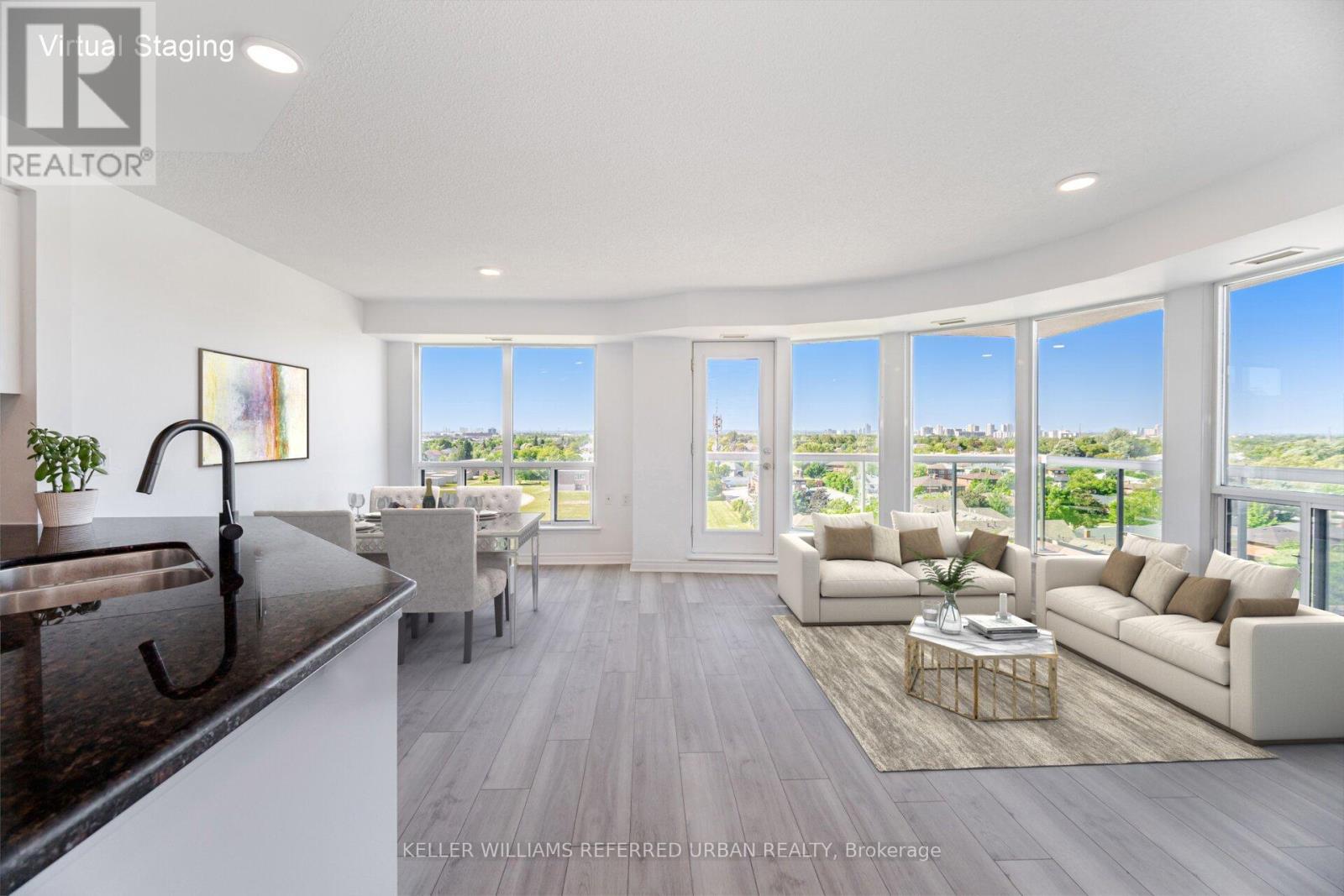 803 - 1030 Sheppard Avenue W, Toronto, ON - Indoor Photo Showing Living Room