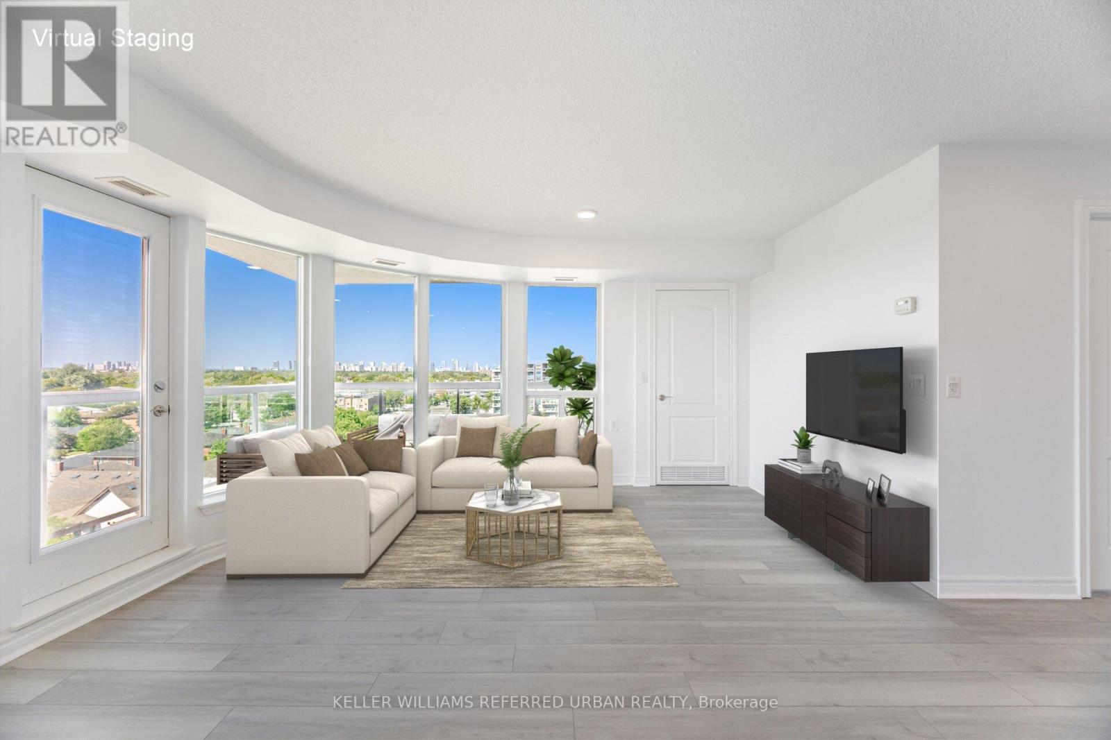 803 - 1030 Sheppard Avenue W, Toronto, ON - Indoor Photo Showing Living Room