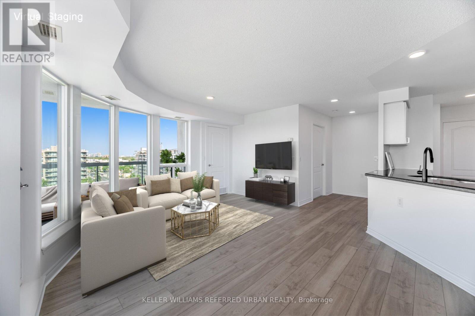 803 - 1030 Sheppard Avenue W, Toronto, ON - Indoor Photo Showing Living Room