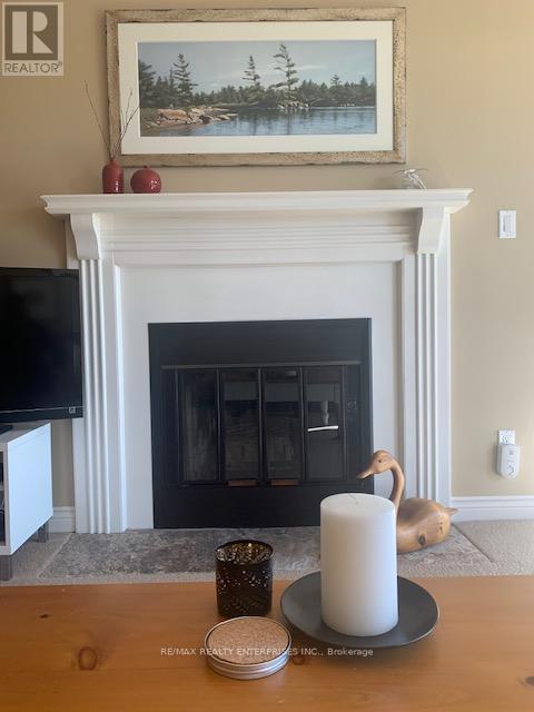 3521 Grandview Forest Hill Drive, Huntsville, ON - Indoor Photo Showing Living Room With Fireplace