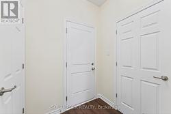 Garage inside entry and facility room -