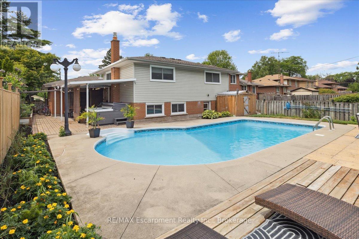 755 Parker Crescent, Burlington (Brant), ON - Outdoor With In Ground Pool With Deck Patio Veranda
