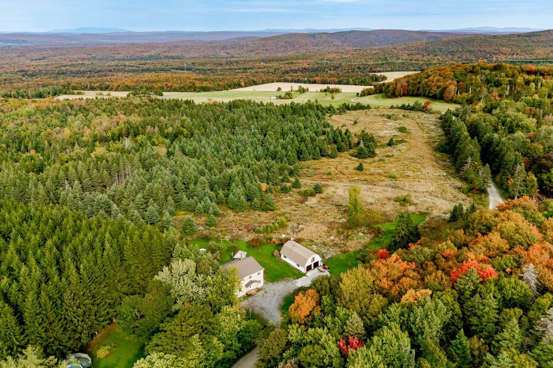 Photo aérienne - 1000Z 10E Rang, Saint-Herménégilde, QC
