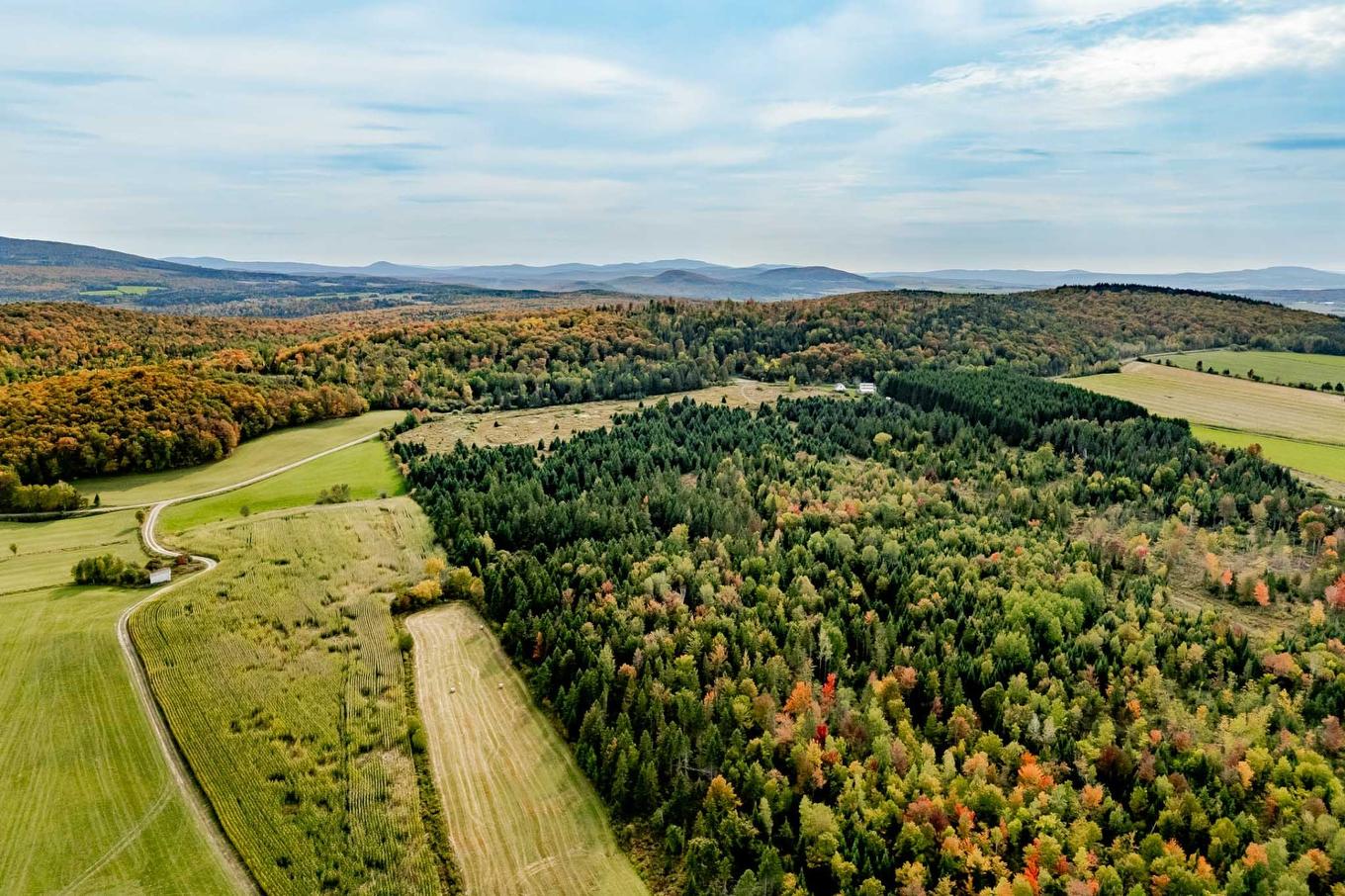 Photo aérienne - 1000Z 10E Rang, Saint-Herménégilde, QC