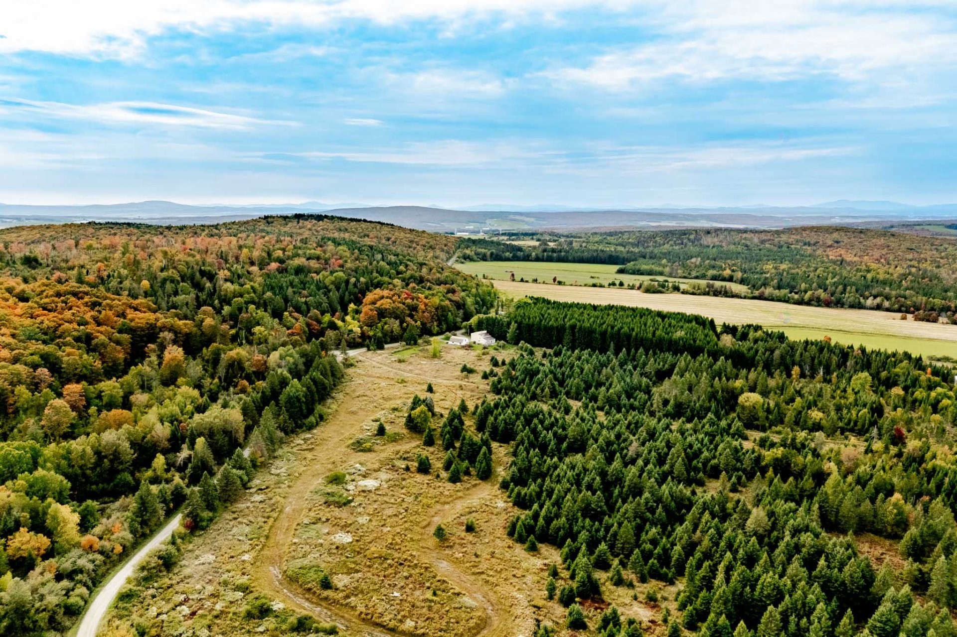 Photo aérienne - 1000Z 10E Rang, Saint-Herménégilde, QC
