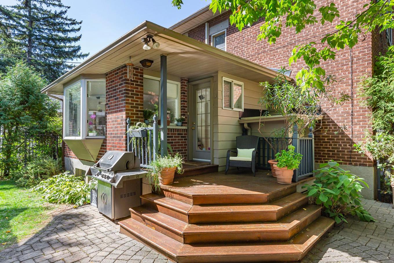 Patio - 108 Av. Kenaston, Mont-Royal, QC - Outdoor With Deck Patio Veranda