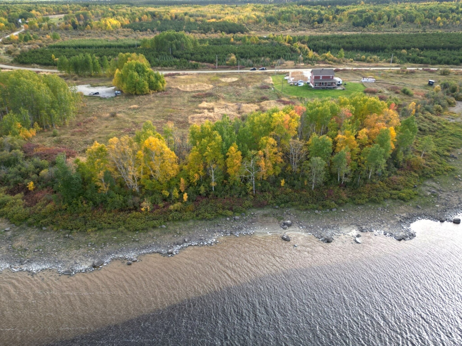 Photo aérienne - Ch. St-Pierre, Senneterre - Paroisse, QC