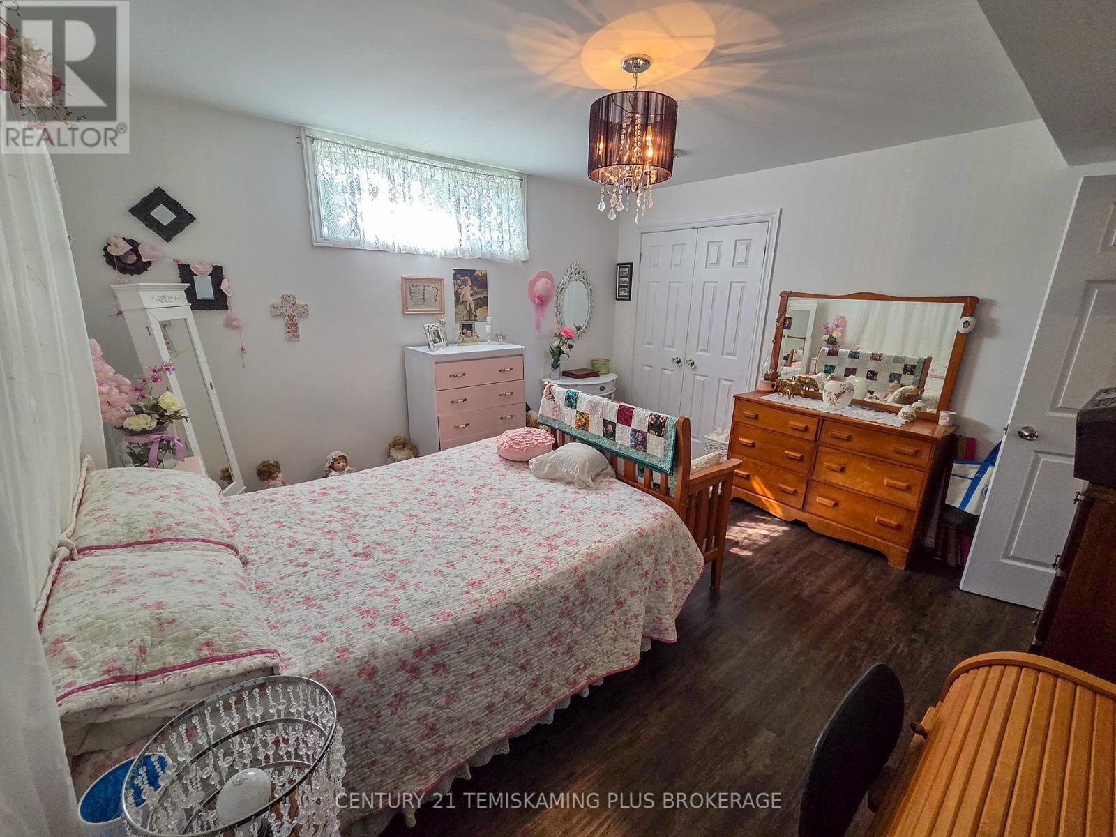 Basement Unit Bedroom - 47 Eighth Avenue, Englehart, ON - Indoor Photo Showing Bedroom