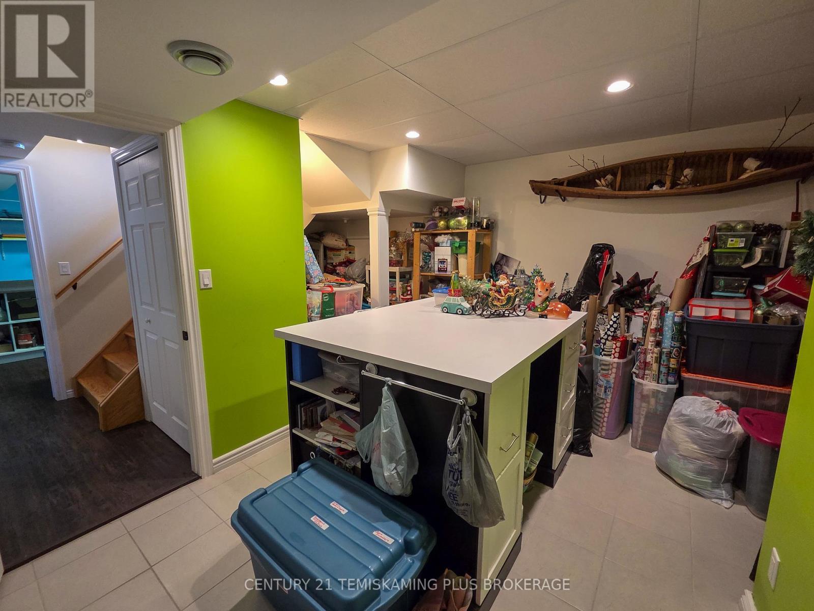 Basement Unit Storage - 47 Eighth Avenue, Englehart, ON - Indoor Photo Showing Other Room