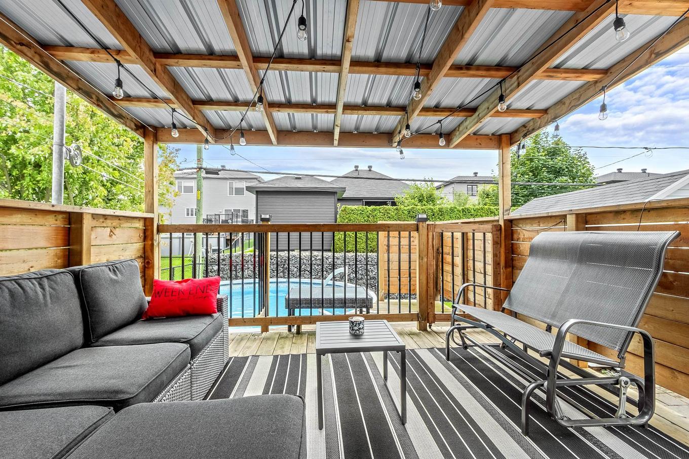 Terrasse - 29 Rue Des Grands-Bois, Lévis (Les Chutes-De-La-Chaudière-Est), QC - Outdoor With Deck Patio Veranda With Exterior