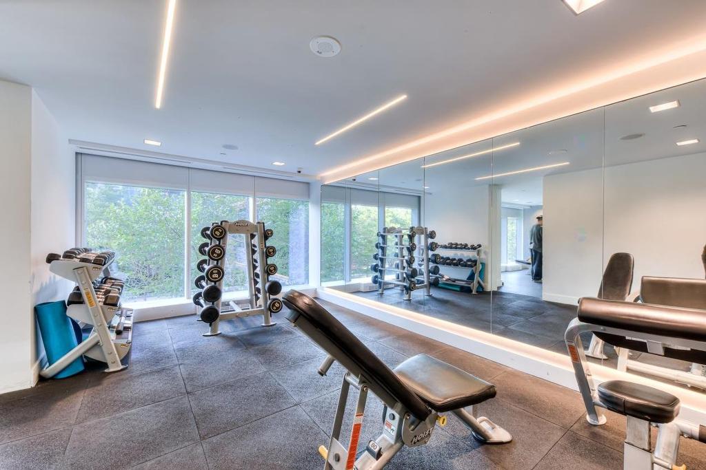 Exercise room - 3406-1450 Boul. René-Lévesque O., Montréal (Ville-Marie), QC - Indoor Photo Showing Gym Room