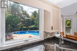 view from the kitchen -