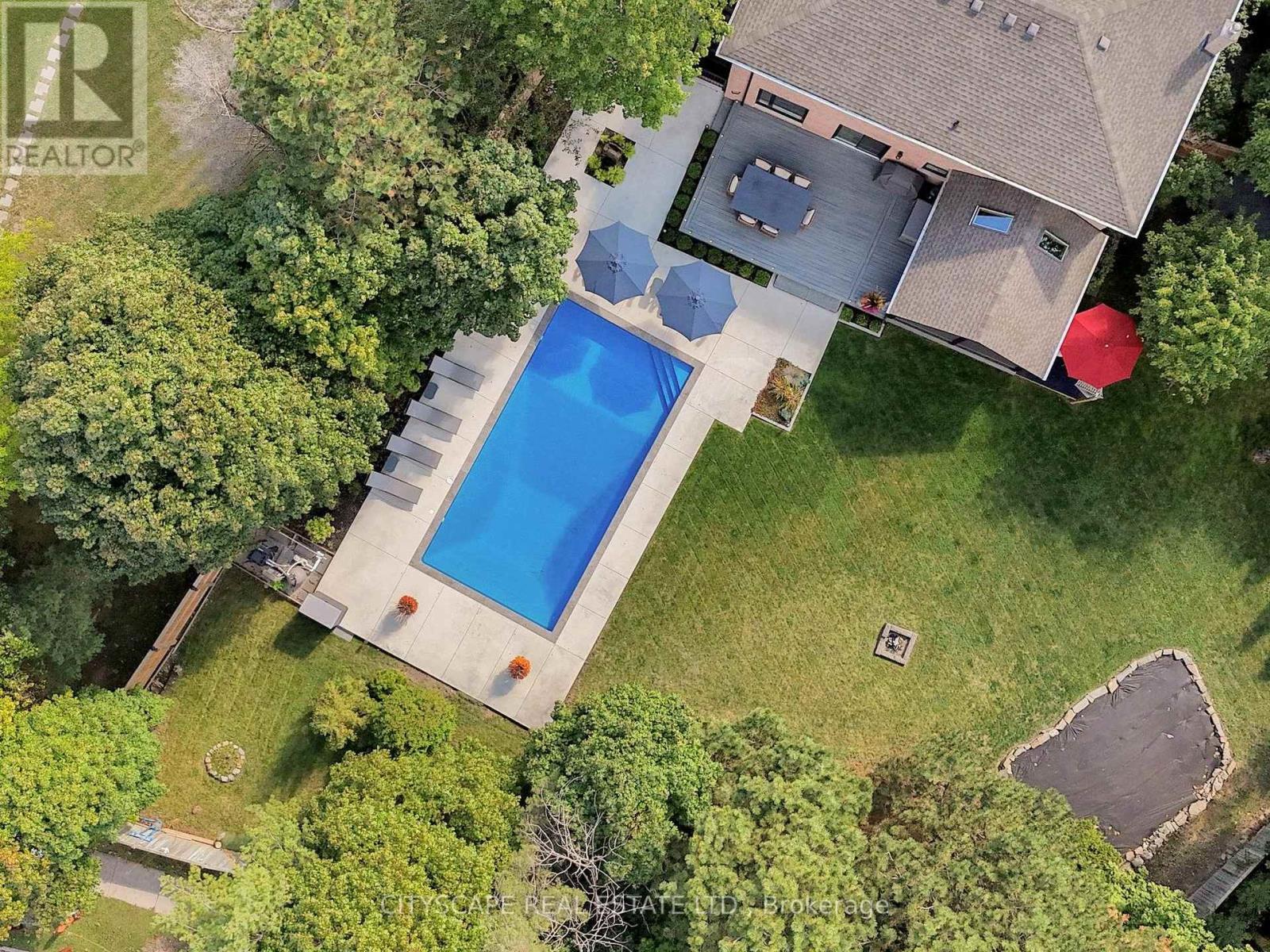 2585 Kenna Court, Mississauga, ON - Outdoor With In Ground Pool With View