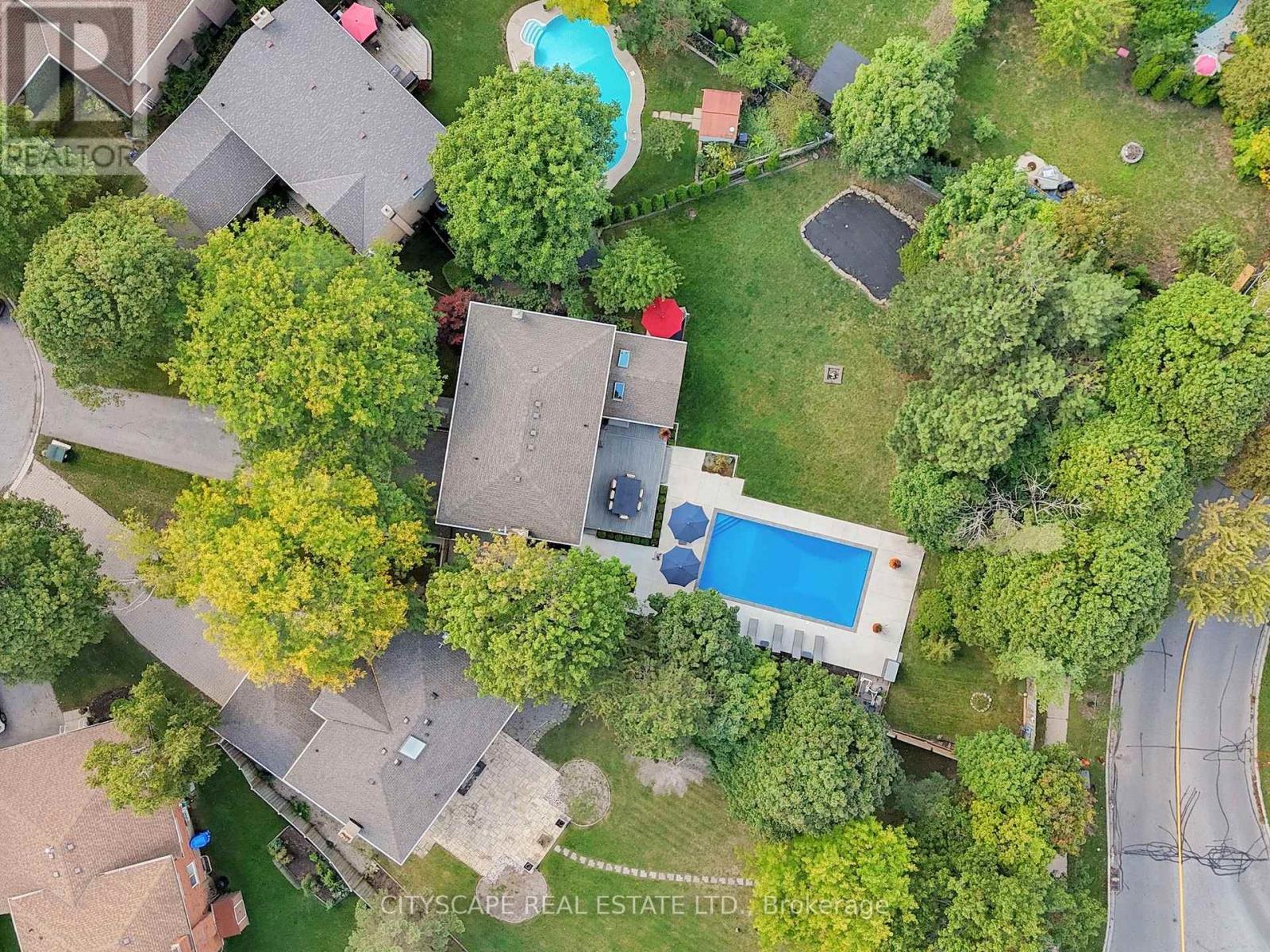 2585 Kenna Court, Mississauga, ON - Outdoor With In Ground Pool With View