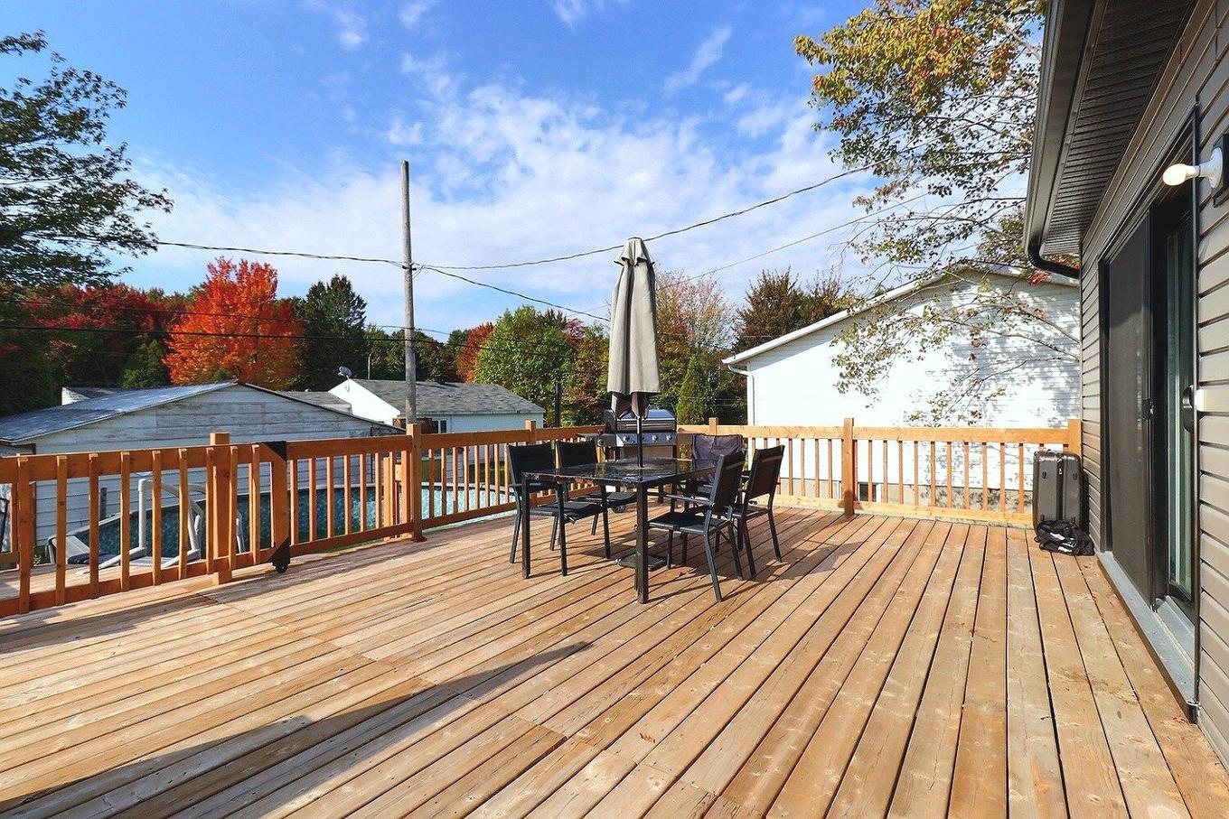 Balcon - 185 Rue Denis, Trois-Rivières, QC - Outdoor With Deck Patio Veranda With Exterior