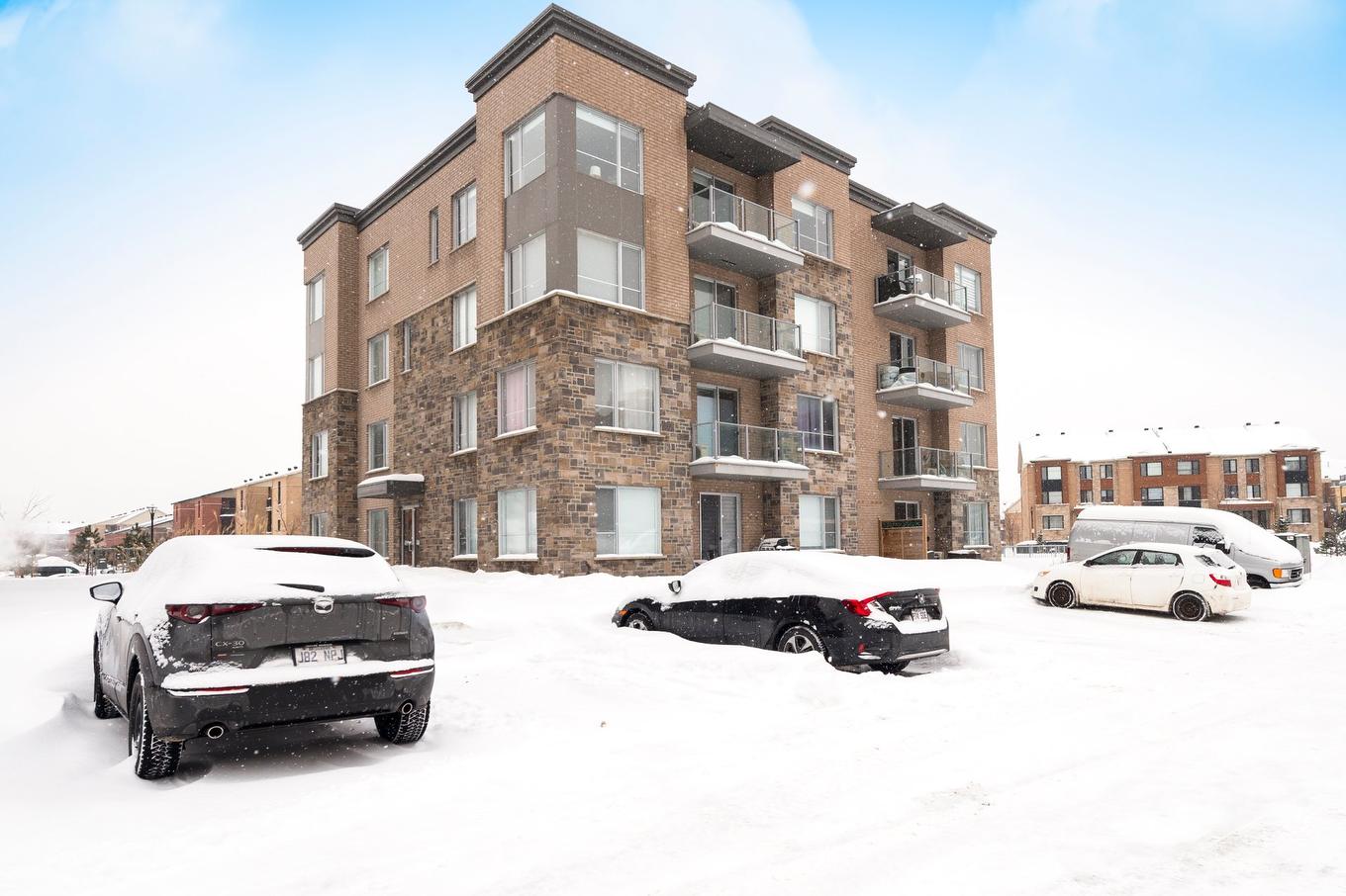 Extérieur - 206-7085 Rue De Lunan, Brossard, QC - Outdoor With Balcony With Facade