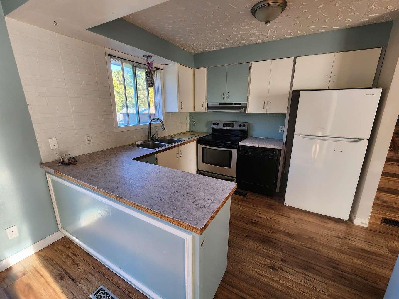 38 Eastgrove Crescent, Terrace Bay, ON - Indoor Photo Showing Kitchen With Double Sink